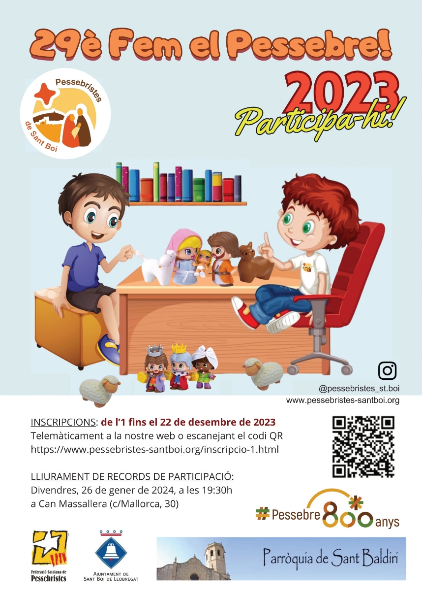 Cartell Fem el Pessebre 2023